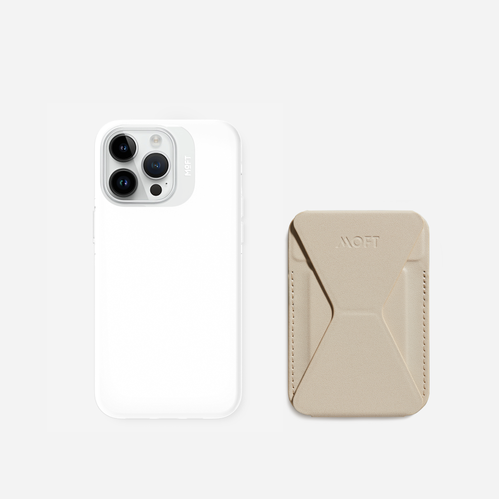 2 in 1 iPhone Ständer & Kartenetui Set + Hülle – MagSafe Kompatibel