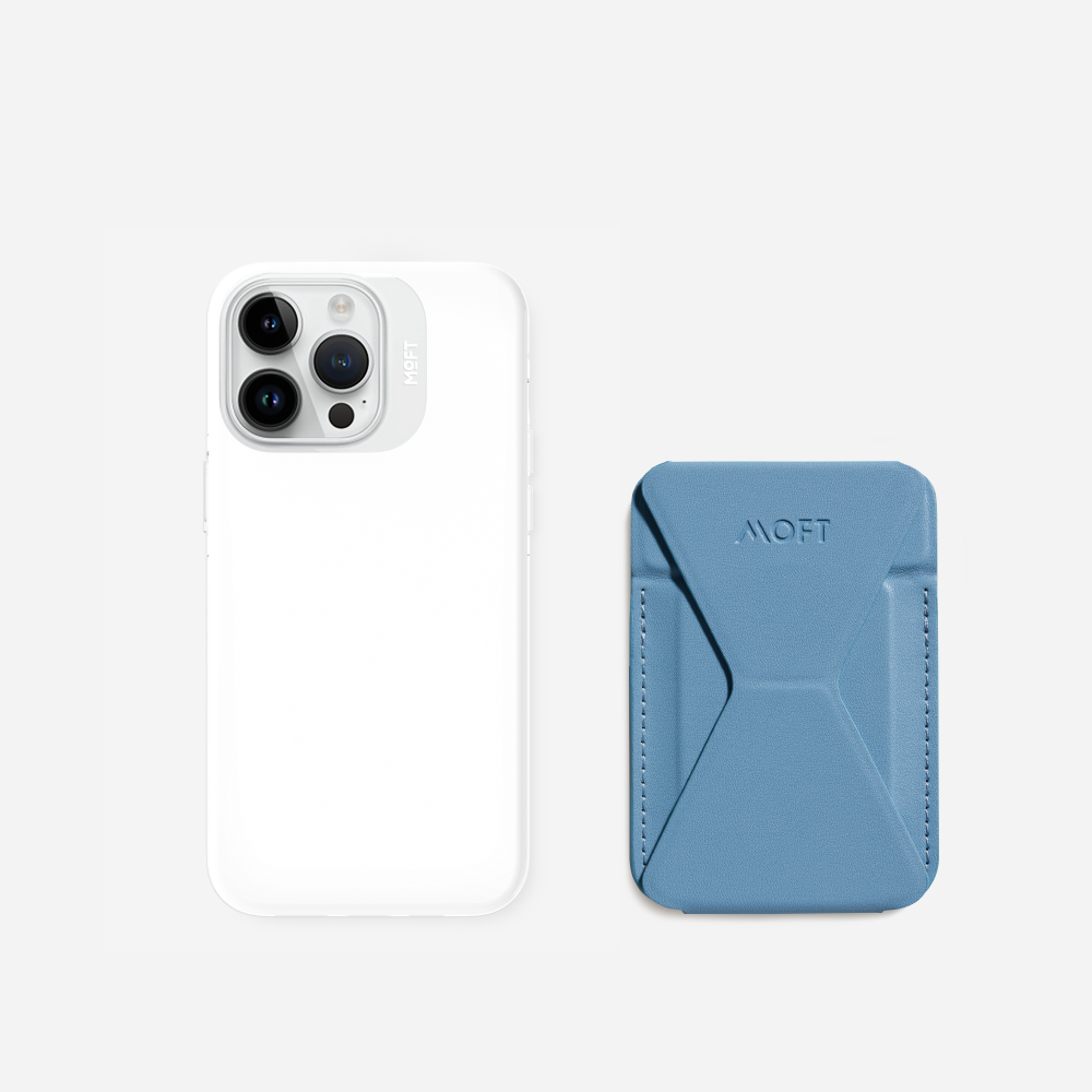 2 in 1 iPhone Ständer & Kartenetui Set + Hülle – MagSafe Kompatibel