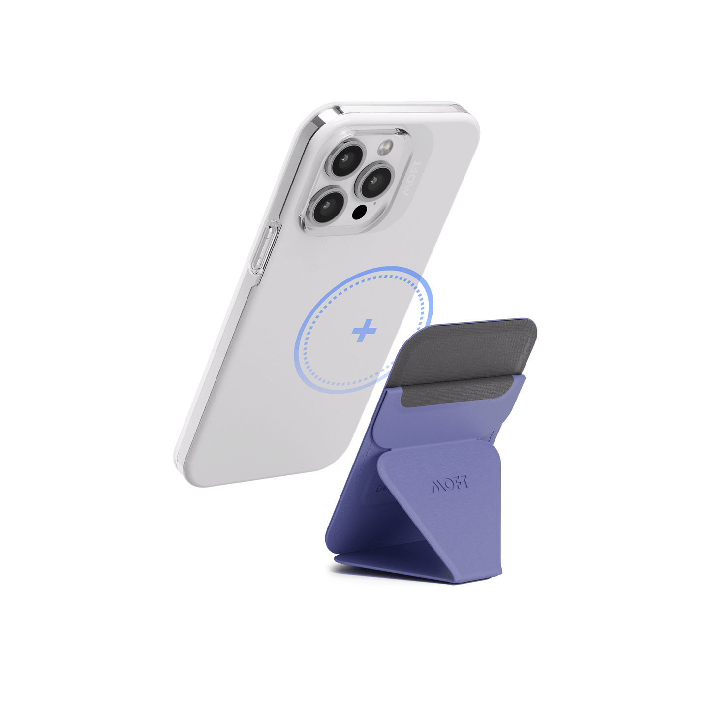 2 in 1 iPhone Ständer & Kartenetui Set + Hülle – MagSafe Kompatibel