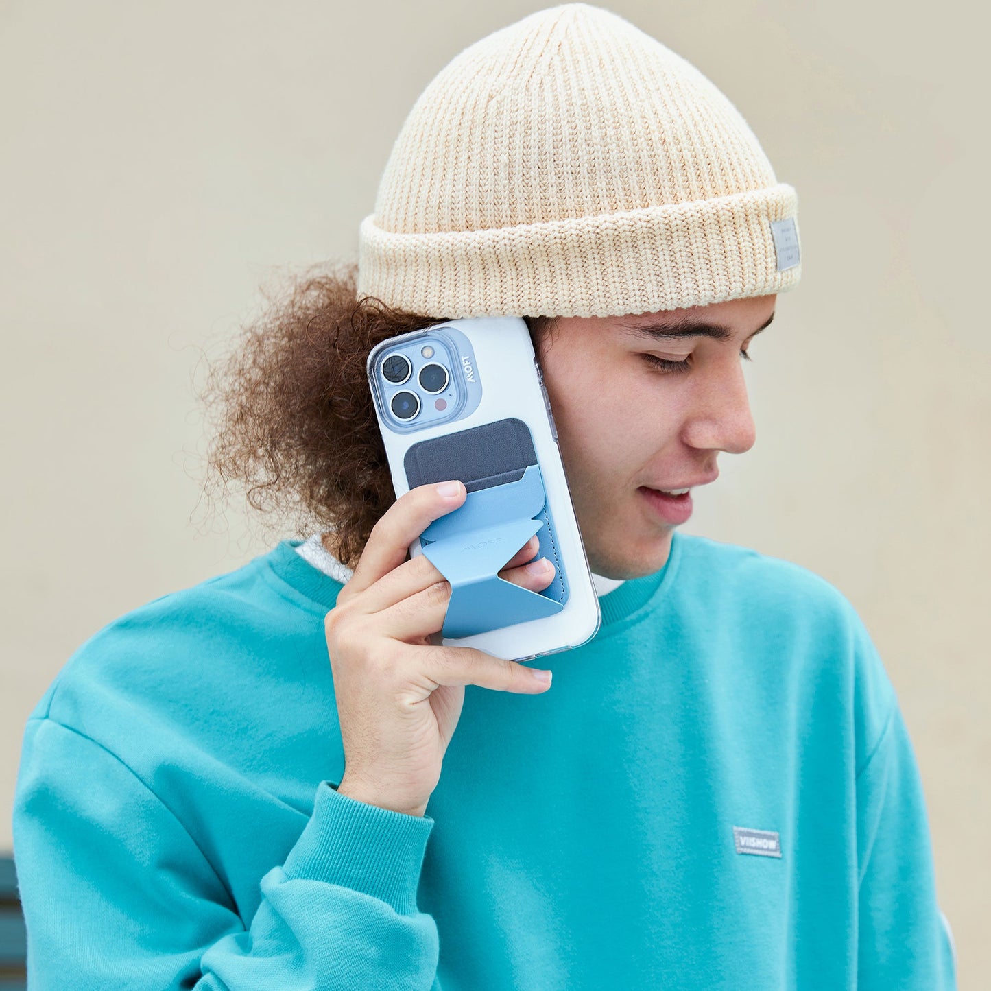 2 in 1 iPhone Ständer & Kartenetui Set + Hülle – MagSafe Kompatibel
