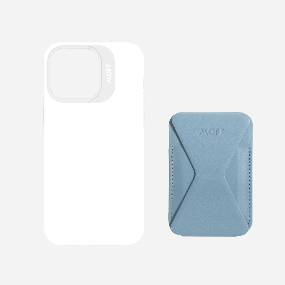 2 in 1 iPhone Ständer & Kartenetui Set + Hülle – MagSafe Kompatibel