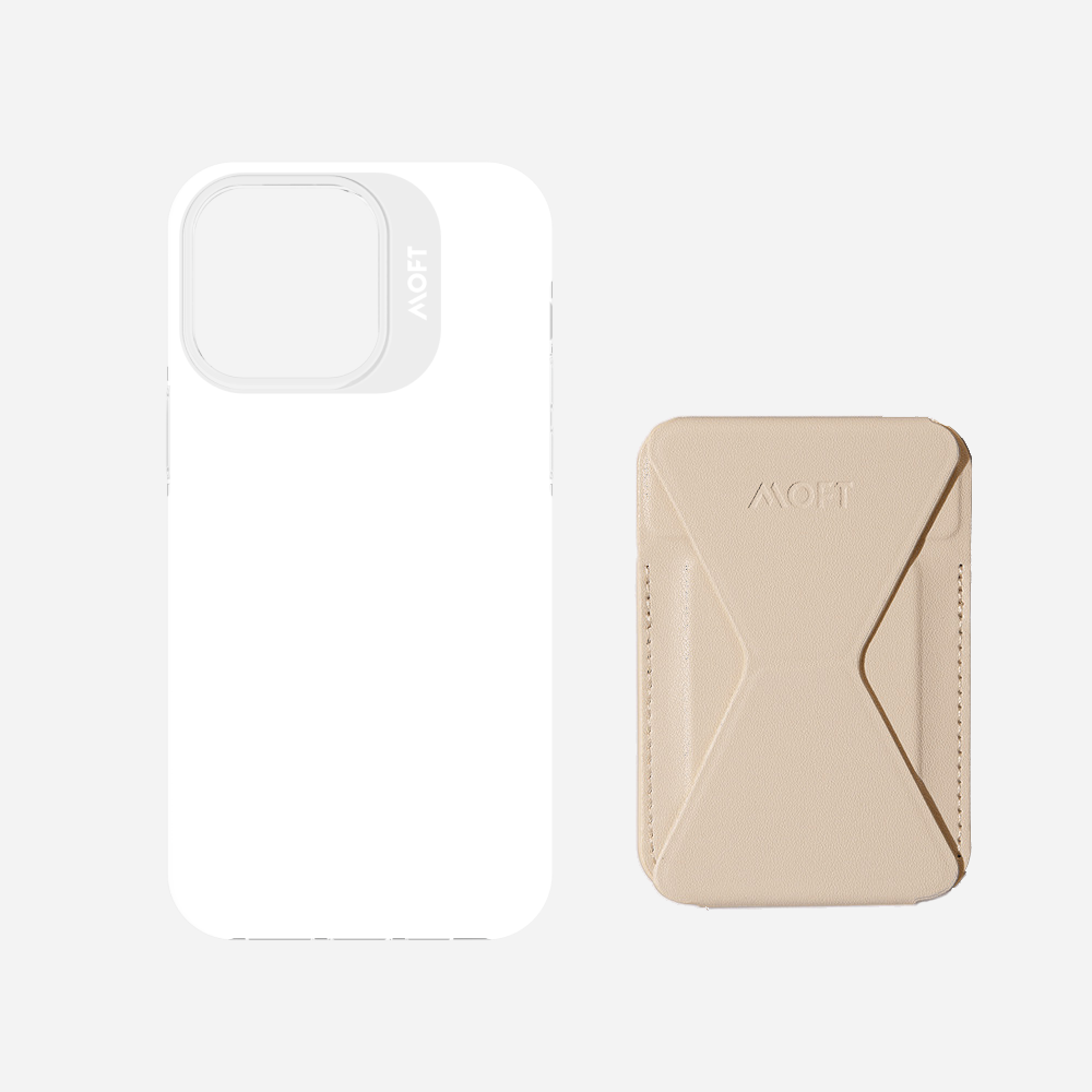 2 in 1 iPhone Ständer & Kartenetui Set + Hülle – MagSafe Kompatibel