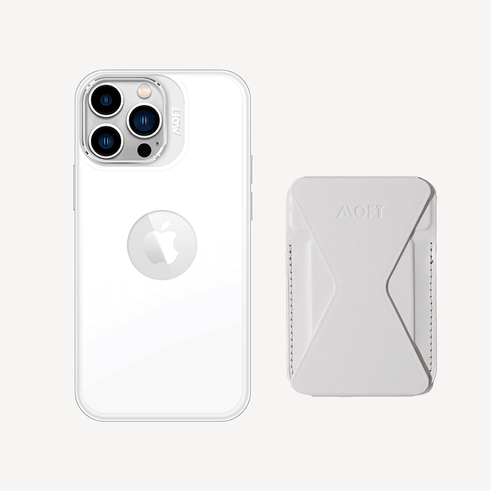 2 in 1 iPhone Ständer & Kartenetui Set + Hülle – MagSafe Kompatibel