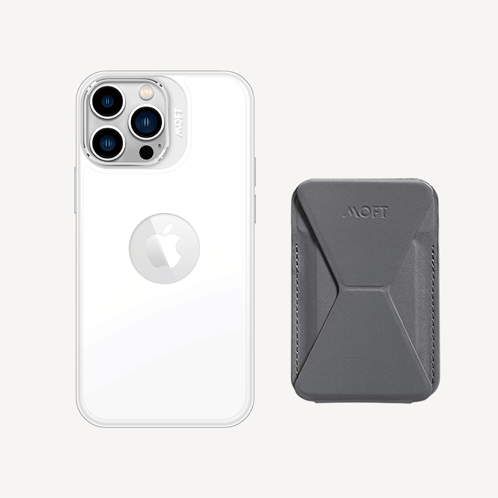 2 in 1 iPhone Ständer & Kartenetui Set + Hülle – MagSafe Kompatibel