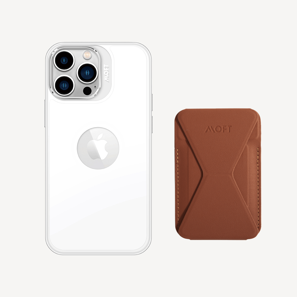 2 in 1 iPhone Ständer & Kartenetui Set + Hülle – MagSafe Kompatibel