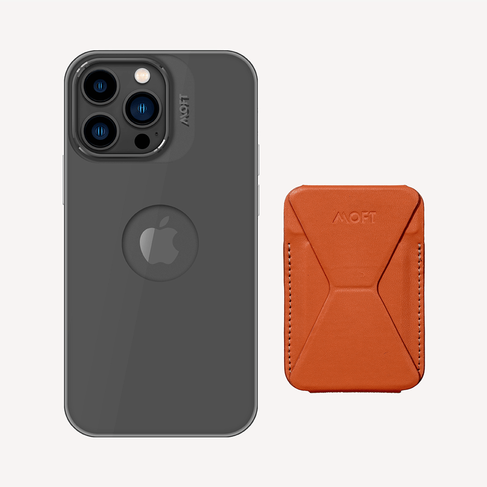 Case, Stand & Wallet Snap Set - MagSafe Compatible MD011-set1 Maple iPhone 13 Pro Max Smoky Black