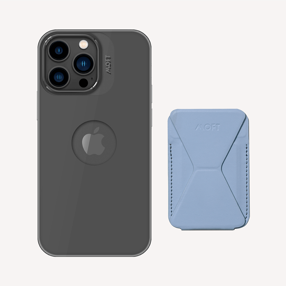 Case, Stand & Wallet Snap Set - MagSafe Compatible MD011-set1 Victoria iPhone 13 Pro Max Smoky Black