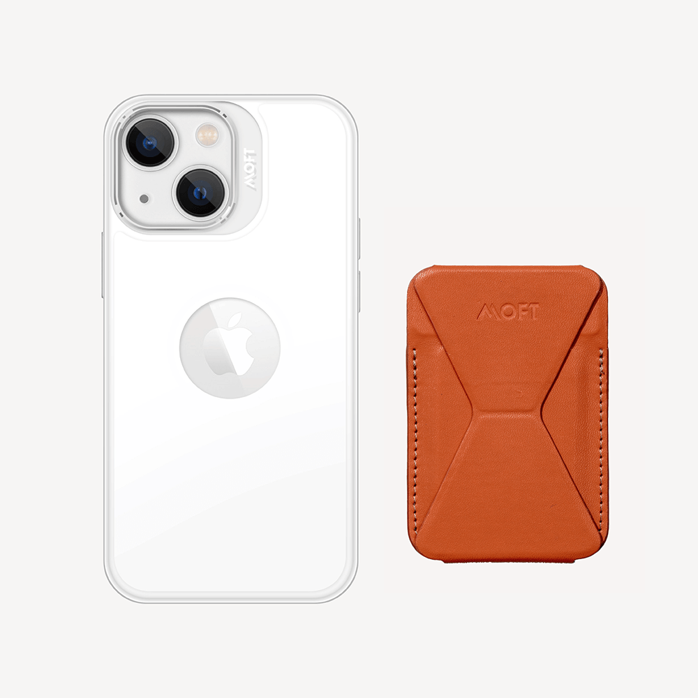 Case, Stand & Wallet Snap Set - MagSafe Compatible MD011-set1 Maple iPhone 13 Cool White