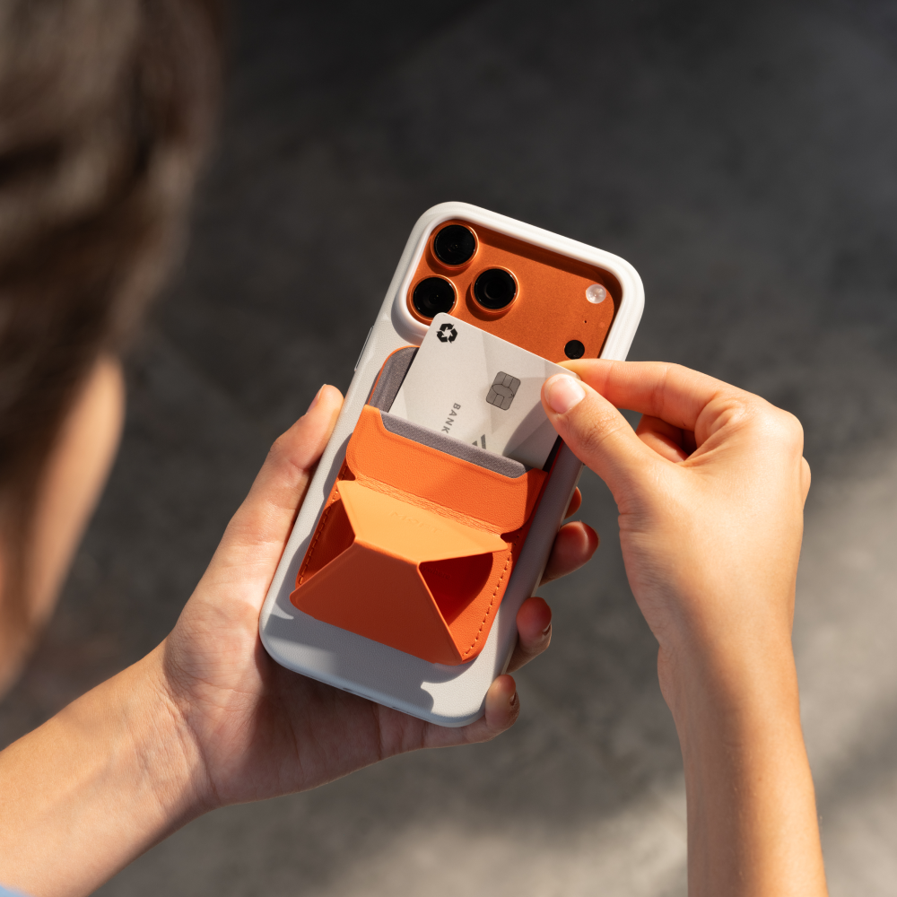 Tracking-fähiger Handy Ständer & Kartenetui Set MOVAS™ – MagSafe Kompatibel