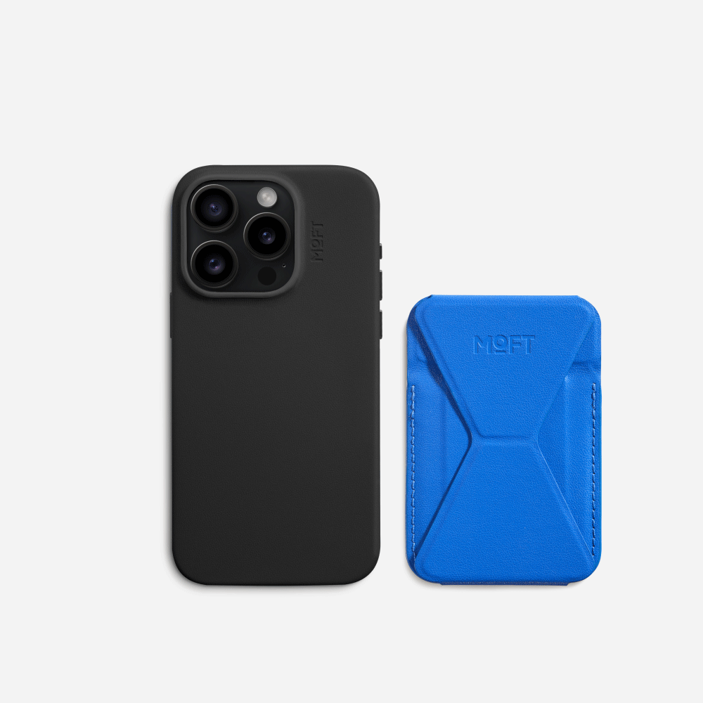 iPhone-15-Huelle-Staender-Set-schwarz-blau
