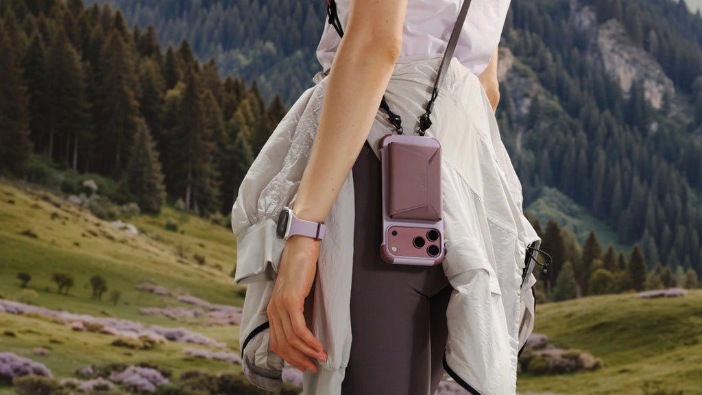 Travelling light with only the Field Wallet, Lanyard and Stand and Wallet