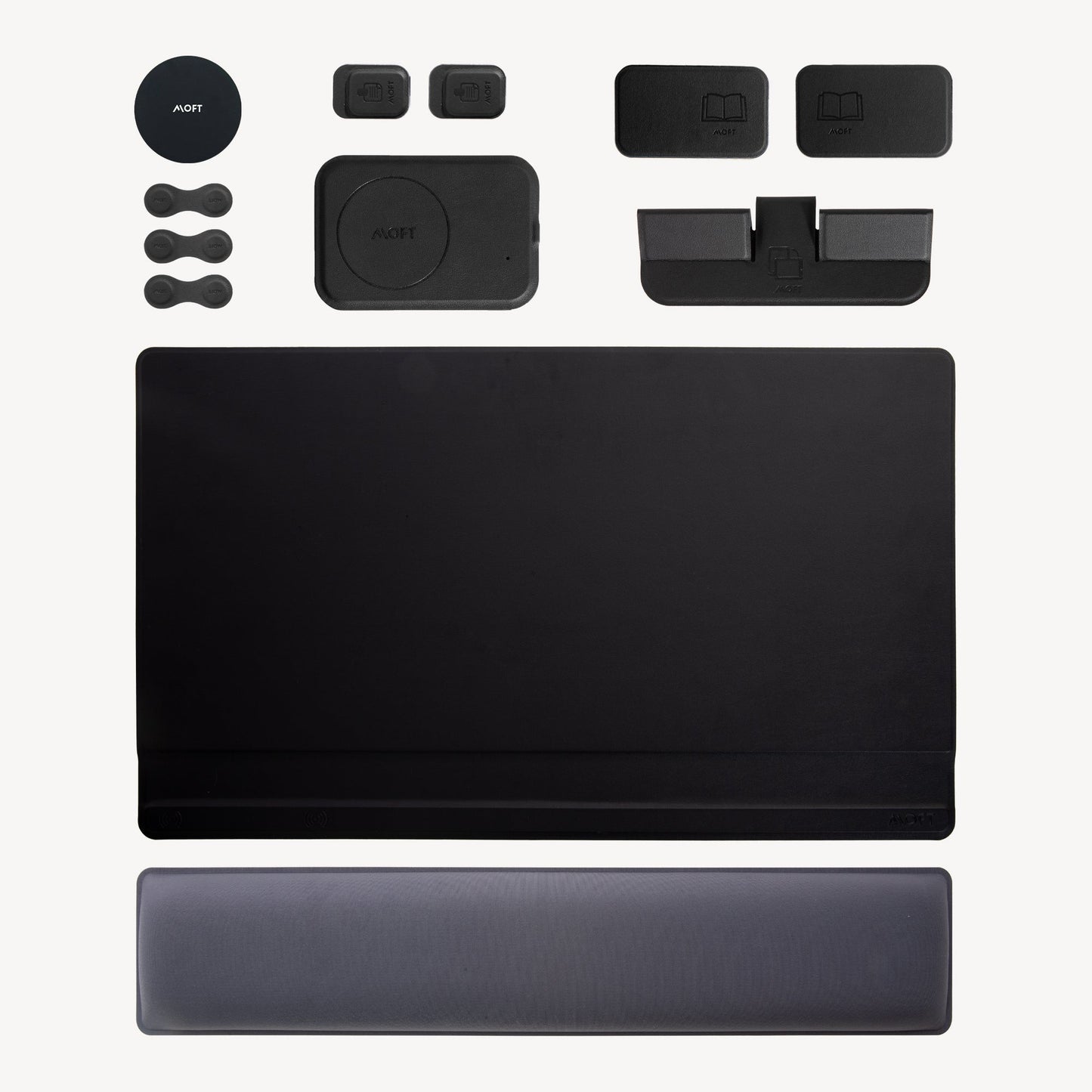 Smart Desk Mat MOFT Smart Mat Full Kit Night Black 