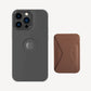 Case, Stand & Wallet Snap Set MD011-set Sienna Brown iPhone 13 Pro Max Smoky Black